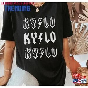 Kylo Shirt Ac Dc Dark Side Aesthetic Band Oversized Tshirt Galaxy